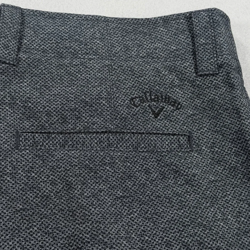 Callaway Men's Performance Golf Shorts Size 36 Gray Textured Stretch Pristine